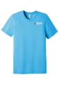 Color Image for BC3413 - BELLA+CANVAS® Unisex Triblend Short Sleeve Tee - Aqua Triblend - Duco - FC White - D