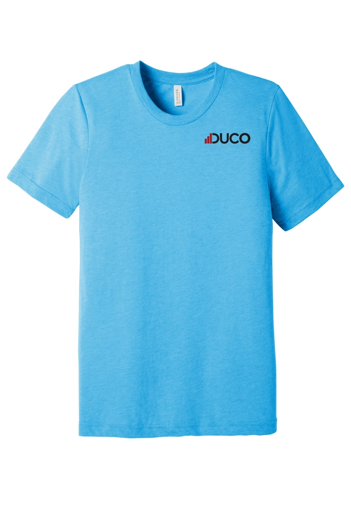 Color Image for BC3413 - BELLA+CANVAS® Unisex Triblend Short Sleeve Tee - Aqua Triblend - Duco - FC D