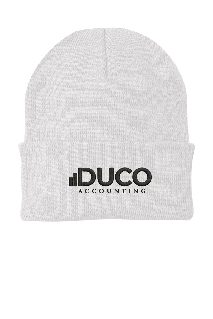 Variant Image for CP90 - Port & Co™ Knit Cap - Duco - Black 1C - E - Website Duco Accounting