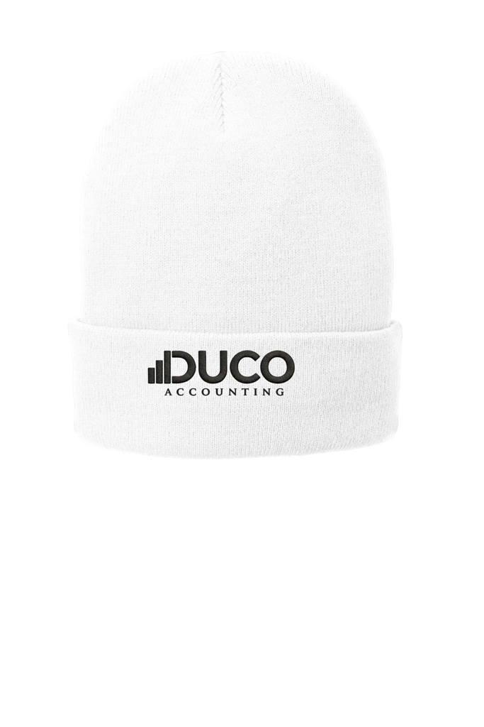 Variant Image for CP90L - Port Authority® Fleece-Lined Knit Cap - Duco - Black 1C - E - Website Duco Accounting