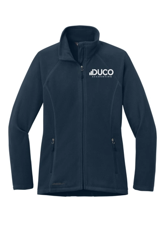 Variant Image for EB225 - Eddie Bauer® Women's Full-Zip Microfleece Jacket - Duco - White 1C - E - Website Duco Accounting