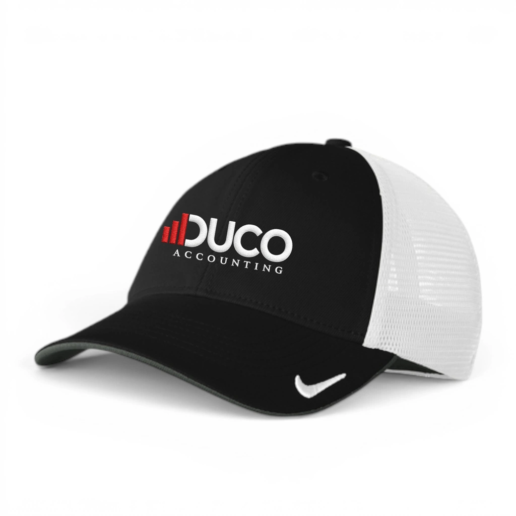 Variant Image for NKFB6448 - Nike Stretch-to-Fit Mesh Back Cap - Duco - FC White - E - Website Duco Accounting