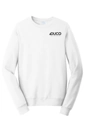 Color Image for PC850 - Port & Co™ Fan Favorite™ Fleece Crewneck Sweatshirt - White - Duco - 1C Black - D