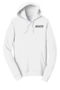 Color Image for PC850H - Port & Co™ Fan Favorite™ Fleece Pullover Hooded Sweatshirt - White - Duco - 1C Black - D