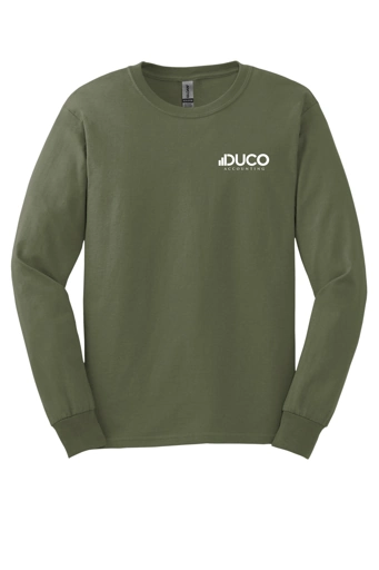 Variant Image for G2400 - Gildan® Ultra Cotton® 100% US Cotton Long Sleeve T-Shirt - Duco - 1C White - D - Website Duco Accounting