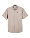 Variant Image for M500S - Harriton Men's Easy Blend™ Twill Dress Shirt With Stain-Release - Duco - FC White - E - Website Duco Accounting