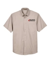 Variant Image for M500S - Harriton Men's Easy Blend™ Twill Dress Shirt With Stain-Release - Duco - 2C Black - E - Website Duco Accounting
