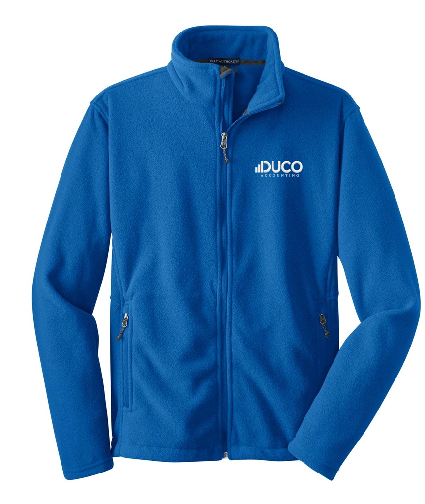 Color Image for F217 - Port Authority® Value Fleece Jacket - True Royal - Duco - White 1C