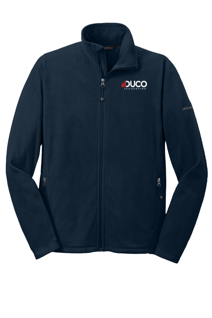 Variant Image for EB224 - Eddie Bauer® Full-Zip Microfleece Jacket - Duco - FC White - E - Website Duco Accounting