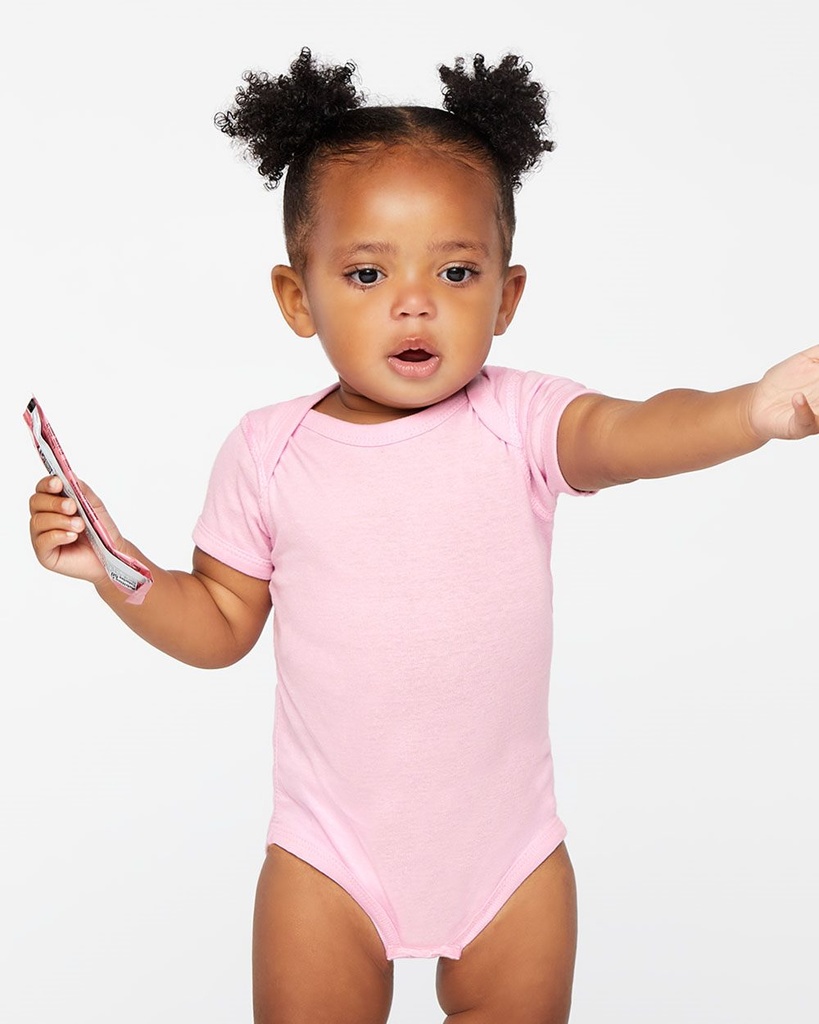 RS4400 - Rabbit Skins Infant Baby Rib Bodysuit