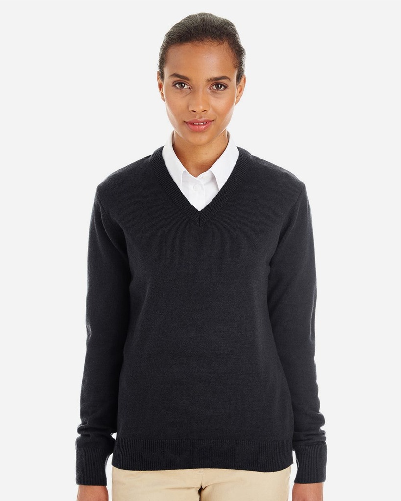 M420W - Harriton - Women's Pilbloc V-Neck Sweater