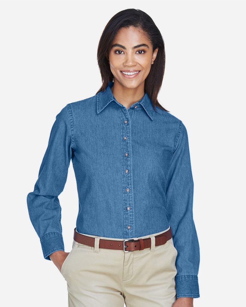 M550W - Harriton - Women's Denim Shirt